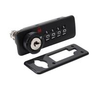 VALICLUD Cerradura de Combinación de Dígitos para Gabinete Plástico Abs Negro Código Seguro para Buzón Armario y Oficina Instalación Fácil y Protección de Archivos Personales