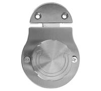 VALICLUD Cerradura de Puerta para Baño con Indicador de Privacidad, Pestillo de Acero Inoxidable Cepillado, Perno para Inodoro Público, Accesorio para Partición de Aseo Comercial, Bloqueo