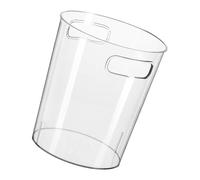 VALICLUD Cesto de Basura Decorativo Grande para Hogar con Asa Pet | Diseño Simple, Uso Práctico y Fácil, Contenedor de Almacenamiento, para Cocina, Salón y Escritorio