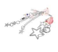 VALICLUD Charm para Teléfono Dije de Medusa y Estrella para Mujer, Diseño Marino Color Azul y Rosa, Correa Ligera y Segura para Decoración de Bolso y Fiesta