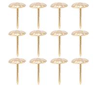 VALICLUD Clavos para Sofá Antiguos 11x17 Mm Dorados 500 Unidades, Tachuelas Decorativas de Tapicería para Muebles, Puertas y Proyectos de Bricolaje, Accesorios para Tapicería y Decoración