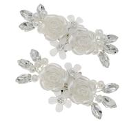 VALICLUD Clip para Zapatos Forma de Flor de Perla Adornos para Zapatos de Novia Decoración para Boda Accesorios de Mujer