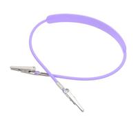 VALICLUD Clips de Bufanda de Metal con Doble Cabeza y Silicona Plana Sujetadores de Baberos Multifuncionales Pinzas Alligator para Clínicas y Entornos Profesionales Color
