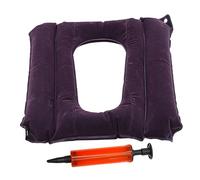 VALICLUD Cojín de Asiento Anti-presión Adulto Inflable cojín para Las llagas en la Cama cojín antiescaras Cojines antiescaras Flocado Negro