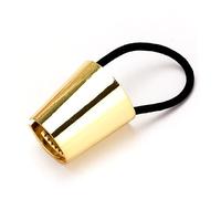 VALICLUD Coletero Punk De Metal Dorado Abierto Tamaño 4,2x3,8 Cm Goma Elástica Para Niñas y Mujeres Accesorio De Estilo Urbano Para Cabello Largo