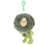 VALICLUD Colgante de brócoli Adornos de Animales de Peluche Llavero Colgante de Peluche Decoración de Llave de brócoli Accesorios para llaveros Llavero Esponjoso Auto Ornamento artesanía