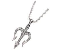 VALICLUD Collar De Metal Resistente Colgante De Lanza Para Hombre Estilo Gótico Punk Para Obsequio De Cumpleaños o Celebración