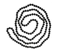 VALICLUD Collar Largo De Perlas Simuladas Para Suéter Negro, Cadena De Cuentas Gruesa, Ajustable, 2 Piezas, Joyería Versátil Para Mujer, Uso Diario y Eventos, 142 Cm