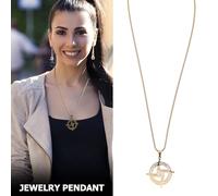 VALICLUD Collar Unisex Colgante de Cruz de Santa Brígida Dorado Joyería Religiosa Católica Tradicional Collar Dijes para Hombre y Mujer Accesorio Espiritual de Oración y Protección