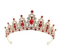 VALICLUD Compromiso Women Atuendo Diadema De Novia Pétalos De Niña Fiesta Recepción Sirena Despedida De Soltera Joyas Madres Túnicas Orgullo Nupcial Decoraciones Aleación De Zinc