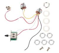 VALICLUD Conjunto de Circuito para Guitarra Eléctrica Instalación Sencilla y Resistente Potenciómetro 500k, Placa de Filamento y Componentes Electrónicos para Uso