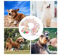 VALICLUD Conjunto de Cumpleaños para Mascotas 2 Piezas Gorro de Fiesta y Pañuelo Encaje de Lunares Talla Pequeña Accesorios para Gatos y Perros Pequeños Disfraz para Celebraciones y