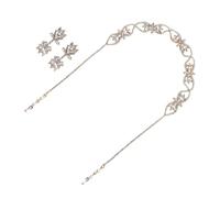 VALICLUD Conjunto Elegante de Joyería Nupcial para Mujer con Diadema y Pendientes de Flecos Accesorios para Bodas Fiestas y Promesas Cómodo y Duradero Diseño Estilizado y Fácil de Usar