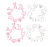 VALICLUD Conjunto Mixto De Perlas Para Uñas Adornos De Joyas Suministros Kawaii Para Arte De Uñas De Mujer Caja De Joyería