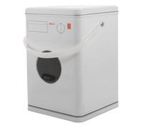 VALICLUD Contenedor Blanco para Detergente en Polvo para Lavandería, Caja de Hierro Ligera y Portátil Diseño Moderno para de Cuarto de Lavado