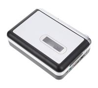 VALICLUD Convertidor de Casete a Mp3 Portátil sin Batería, Reproductor de Casetes Personal de Metal, Compatible con USB y Tarjeta de Memoria para Digitalizar Música Antigua, Estéreo