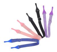 VALICLUD Cordones para Gafas de Material Flexible, Accesorios de Fijación en Pack de 4, Colores Variados, Uso en Escuela y Actividades Cotidianas Color Aleatorio