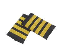 VALICLUD Correa de Hombro del Piloto Charreteras de Capitán Rayas para Uniforme de Piloto Accesorios para Profesionales Charreteras de Distintivas