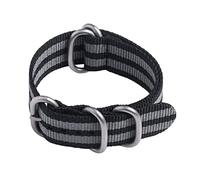 VALICLUD correa de reloj bucle bandas correas de reloj de nailon Black