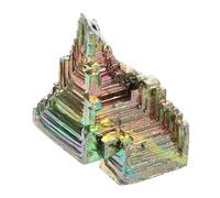 VALICLUD Cristal De Bismuto Espécimen Irregular 40g Adorno Mineral Decoración Escritorio Artesanal Para Hogar Oficina Sala Estudio