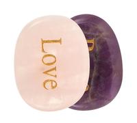 VALICLUD Cristal De Piedra De Poder Piedra De Preocupación Ansiedad Bolsillo Inspiración Mental Mujeres Hombres Cristales Curativos