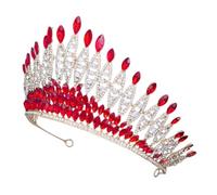 VALICLUD Crown Headband Bodas Cumpleaños Tiara de Novia con Accesorio Mujeres Fiestas Único Ligero