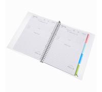 VALICLUD Cuaderno de Recetas DIY Hojas Reemplazables Carpeta Planificadora de Recetas Hogar Accesorio Resistente al Desgarro Formato A5 Color Blanco Organizador Práctico para Apuntar