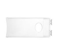 VALICLUD Cubierta Transparente para Timbre Exterior Tapa Abatible, Protección UV y Recortes Precisos para Cerradura de Huella Digital y Timbres Video, Funda Resistente Lluvia para Uso