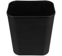 VALICLUD Cubo de Basura Cuadrado sin Tapa 14L Negro Plástico Ecológico Pequeño para Dormitorio y Hogar Cubo de Basura de Estilo Simple y Práctico para Uso Diario