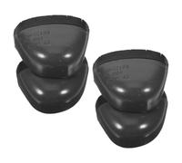 VALICLUD Cubrepuntas para Zapatos de Seguridad Laboral, Protectores Metálicos Antiaplastamiento y Antipinchazos, Talla 44, 2 Pares para Protección en Obras y Fábricas