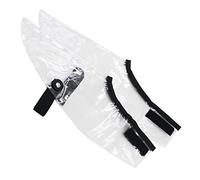 VALICLUD Cubrezapatos Fundas Impermeables Protectora Peluqueros para Talla Transparente Tela Reutilizable Antideslizante Grande 2 en de Adecuado para Cortes de Cabello y Trabajos Salón