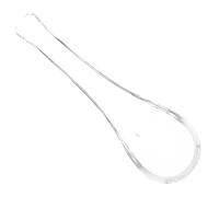 VALICLUD Cucharas de Vidrio Resistentes al Calor para Helados y Postres Cucharas de Café y Aperitivos Utensilios Fáciles de Limpiar y Almacenar Adecuadas para Uso Casa Restaurantes y