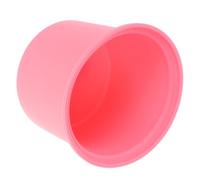 VALICLUD Cuenco de Silicona para Cera 200 Ml Borde Rizado Rosa, Recipiente Interior Antiadherente para Depilación en Máquina de Cera Caliente