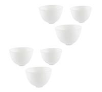 VALICLUD Cuencos De Silicona Para Mascarilla Facial Doméstica 6 Piezas Tamaños Pequeño, Mediano y Grande Para Mezclar Mascarillas Caseras y Condimentos