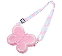 VALICLUD Cute Butterfly Silicone Change Bag for Girls Adorable Purse for Little Girls and Accessories