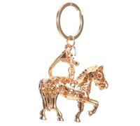 VALICLUD de Caballo con Cristales Brillantes Colgante Decorativo para Mochila Diseño Simbólico con Diamantes de Imitación para Mujer y Hombre Accesorio Portátil y Elegante