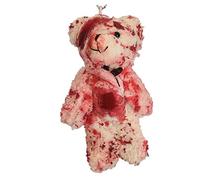 VALICLUD de Peluche con Diseño de Herido Beige para Halloween Colgante para Accesorio Decorativo para Bolsas y Llaves