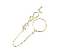 VALICLUD Decoración de Uñas de Cadena con Dorado Accesorios de Manicura Fashion para Mujeres para Fiestas y Bodas