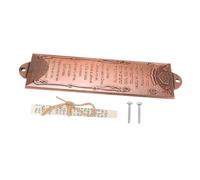 VALICLUD Decoraciones para Postes De Puerta Mezuzá Judía con Pergamino para Puerta Bendición Hebrea Hogar Decoración De Jardín