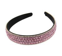 VALICLUD Diadema Antideslizante Gemas de Imitación Diadema de Cristal para Mujer Cabello Accesorio Elegante para Fiesta y Uso Diario