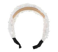 VALICLUD Diadema Blanca De Perlas Para Niñas Tocado De Novia Vintage De Princesa