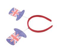 VALICLUD Diadema Con Bandera Británica Aro Con Bandera Nacional Diadema Para Fiesta De Inglaterra Aro Para El Cabello Con Bandera Diadema Con Bandera De País Diadema Para Fiesta