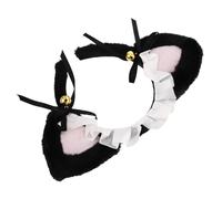 VALICLUD Diadema De Encaje Orejas De Gato Tocado De Sirvienta Para Mujer Diadema De Lolita Para Disfraces De Cosplay Accesorios Cabello De Moda Para Fiestas