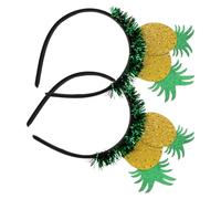 VALICLUD Diadema de Frutas 2 Piezas Tocado Creativo de Piña para Niñas Accesorios de Fiesta Hawaiana para Cumpleaños y Celebraciones Ligera y Decoración