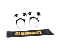 VALICLUD Diadema De Graduación Sombrero De Doctorado Banda Delicada Para Fiesta De Graduación Accesorios Únicos Para Cabello De Graduados Tocado Para Fiestas