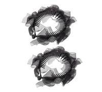 VALICLUD Diadema De Malla Pinzas Para El Cabello Accesorios Para Moños Pinzas Con De Imitación Hebillas Para El Cabello Pasadores Para Mujeres Peine Elástico Para