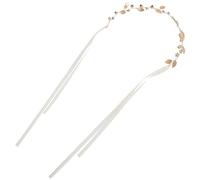 VALICLUD Diadema de Novia con Diseño de Dorada y Flores Accesorio de Cabello para Boda Elegante y Cómodo para Temas de Bodas y Ocasiones Especiales