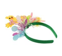 VALICLUD Diadema De Pascua Bonita Adorno De Pollito y Huevo De Colores Tocado Para Fiesta De Pascua Para Decoración De Cabeza De Temporada