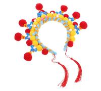 VALICLUD Diadema de Peking Opera Twist Stick Diadema Hanfu diadema estilo chino diadema de escenario Diadema de cosplay diadema bandana tocado antiguo tiara de escenario diadema china Felpa