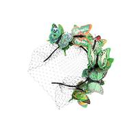 VALICLUD Diadema de Velo de Atractiva Tocado para Mujer Decoración Cabello Banda Cabello Velo para Bodas y Fiestas Accessorio para Fotos